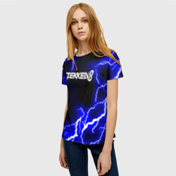Женская футболка 3D Tekken молнии - фото 2
