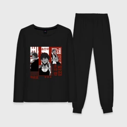 Женская пижама с лонгсливом хлопок Solo leveling Rank S