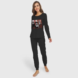 Женская пижама с лонгсливом хлопок Solo leveling Rank S - фото 2