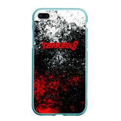 Чехол для iPhone 7Plus/8 Plus матовый Tekken 8 брызги красок