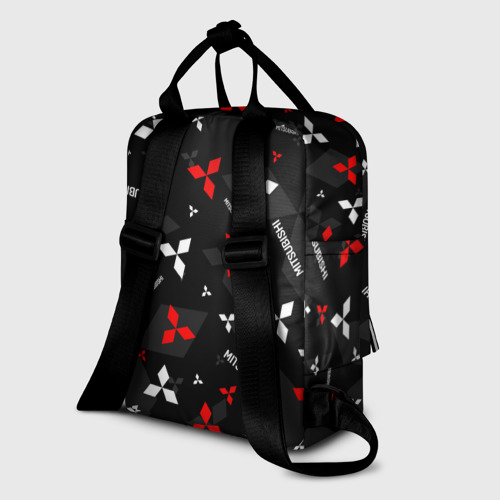 Женский рюкзак 3D Mitsubishi - logo pattern - фото 5