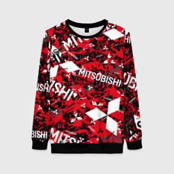 Женский свитшот 3D Mitsubishi - chaos style