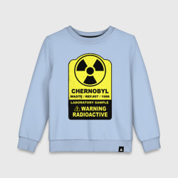 Детский свитшот хлопок Предупреждение - радиоактивен 