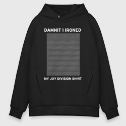 Мужское худи Oversize хлопок Joy Division - Fun shirt