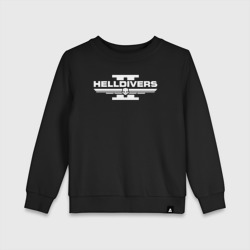 Детский свитшот хлопок Helldivers 2 logo