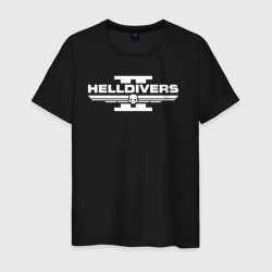 Helldivers 2 logo – Футболка из хлопка с принтом купить со скидкой в -20%