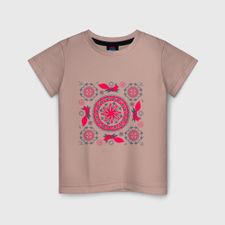 Солярные знаки и белки символы круговорота – Детская футболка хлопок с принтом купить со скидкой в -20%