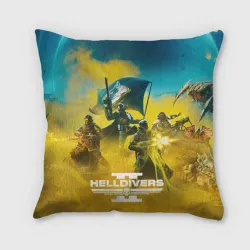 Подушка 3D Сражение helldivers 2