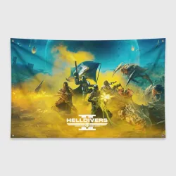 Флаг-баннер Сражение helldivers 2