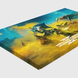 Холст прямоугольный Сражение helldivers 2 - фото 2