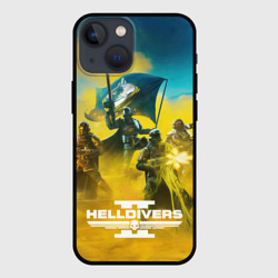 Чехол для iPhone 13 mini Сражение helldivers 2