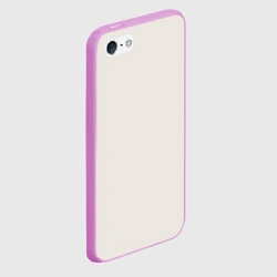Чехол для iPhone 5/5S матовый Молочный светло-бежевый однотонный цвет  - фото 2