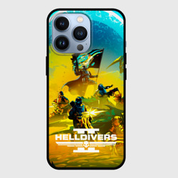 Чехол для iPhone 13 Pro Битва helldivers 2