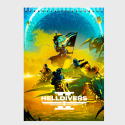 Скетчбук Битва helldivers 2