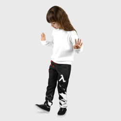 Детские брюки 3D  Half life текстура огонь - фото 2