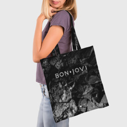 Шоппер 3D Bon Jovi black graphite - фото 2