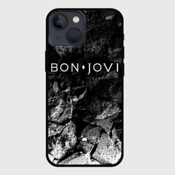 Чехол для iPhone 13 mini Bon Jovi black graphite