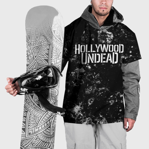 Накидка на куртку 3D Hollywood Undead black ice, цвет 3D печать