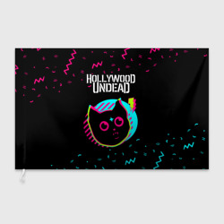 Флаг 3D Hollywood Undead - rock star cat