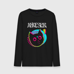 Мужской лонгслив хлопок Maneskin rock star cat