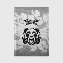 Обложка для автодокументов Babymetal рок панда на светлом фоне
