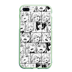 Чехол для iPhone 7Plus/8 Plus матовый Ahegao pattern