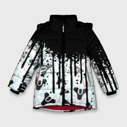 Зимняя куртка для девочек 3D Destiny pattern game abstraction