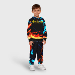 Детский костюм с толстовкой 3D Horizon zero dawn огонь и лёд - фото 2