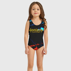 Детский купальник 3D Horizon zero dawn огонь и лёд
