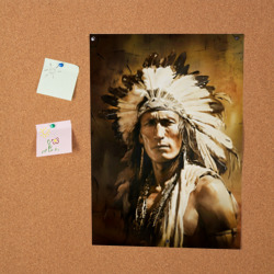 Постер Североамериканский индеец - фото 2