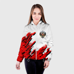 Женская куртка 3D Россия герб империя - фото 2