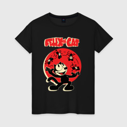 Felix the cat – Женская футболка хлопок с принтом купить со скидкой в -20%
