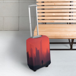 Чехол для чемодана 3D Одинокий бродяга  - фото 2