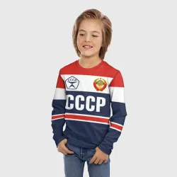 Детский лонгслив 3D СССР - Союз Советских Социалистических Республик - фото 3
