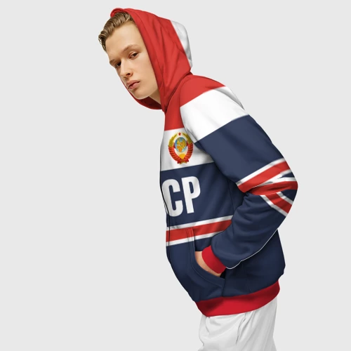 Мужская толстовка 3D на молнии с принтом СССР - Союз Советских Социалистических Республик - картинка 5 Мужская толстовка 3D на молнии СССР - Союз Советских Социалистических Республик - фото 5