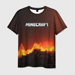 Minecraft    огненная стена – Мужская футболка 3D с принтом купить со скидкой в -26%