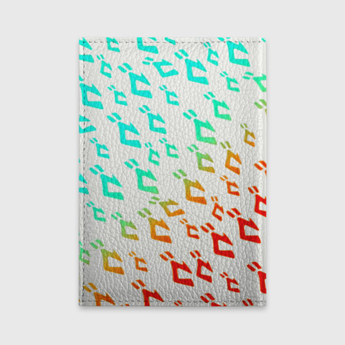 Обложка для автодокументов JoJo Bizarre  pattern, цвет бирюзовый - фото 2