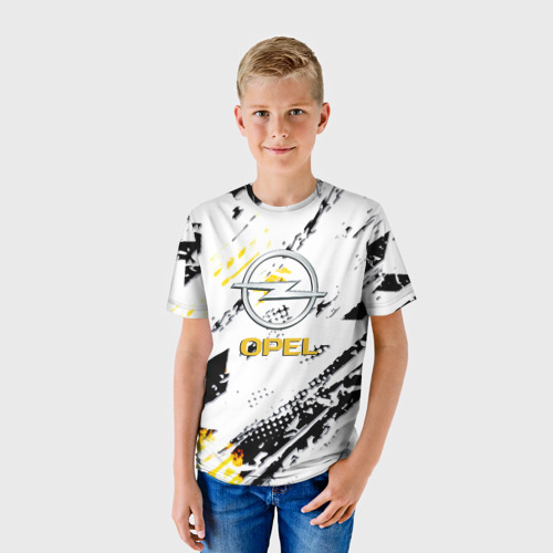 Детская футболка 3D Opel краски , цвет 3D печать - фото 3
