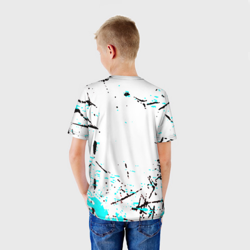 Детская футболка 3D Portal краски, цвет 3D печать - фото 4