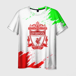 Мужская футболка 3D Liverpool краски спорт