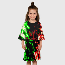 Детское платье 3D Valorant flame fire - фото 2