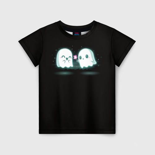 Детская футболка 3D Влюбленные призраки, цвет 3D печать
