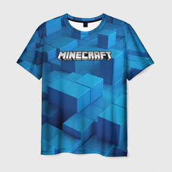 Minecraft синие плиты – Мужская футболка 3D с принтом купить со скидкой в -26%
