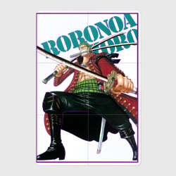 Магнитный плакат 2Х3 Ророноа Зоро из аниме One Piece