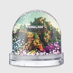 Minecraft logo карты – Игрушка Снежный шар с принтом купить со скидкой в -20%