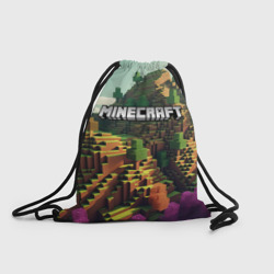 Minecraft logo карты – Рюкзак-мешок 3D с принтом купить со скидкой в -25%