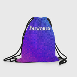 Рюкзак-мешок 3D Palworld лого на яркой мозаике