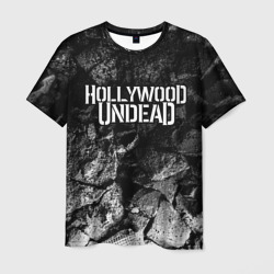 Hollywood Undead black graphite – Мужская футболка 3D с принтом купить со скидкой в -26%