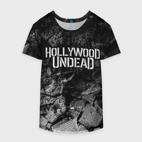Накидка на куртку 3D Hollywood Undead black graphite, цвет 3D печать - фото 4