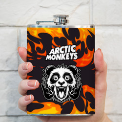 Фляга Arctic Monkeys рок панда и огонь - фото 2